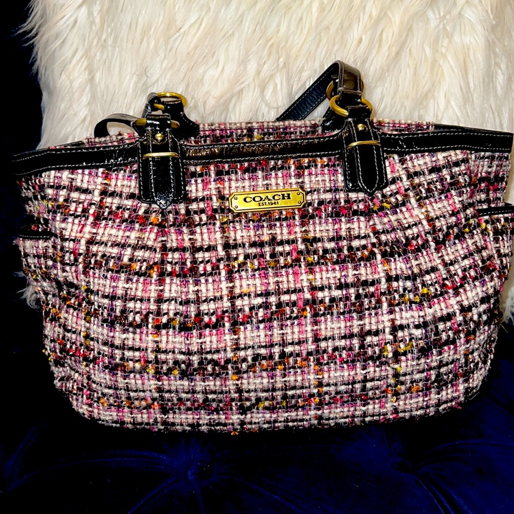 Princess street dome satchel tweed handbag